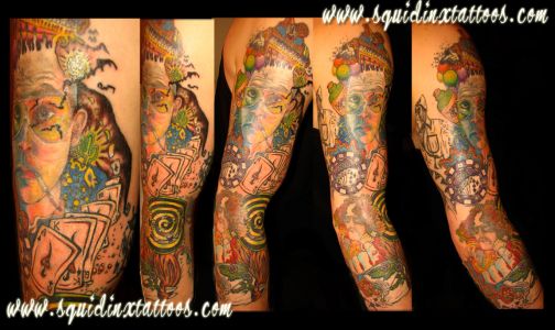 Hunter S. Thompson / Fear & Loathing In Las Vegas Themed Full Sleeve