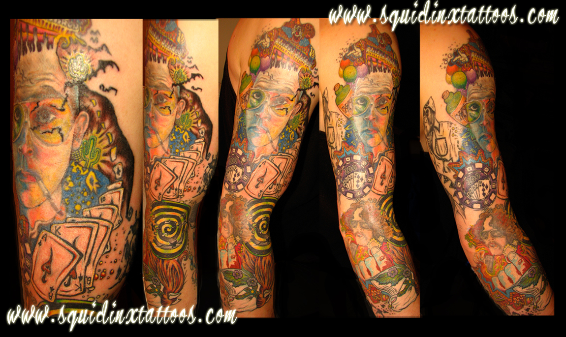 Hunter S. Thompson / Fear & Loathing In Las Vegas Themed Full Sleeve